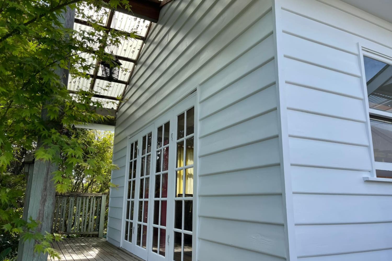 weatherboard exterior house painting